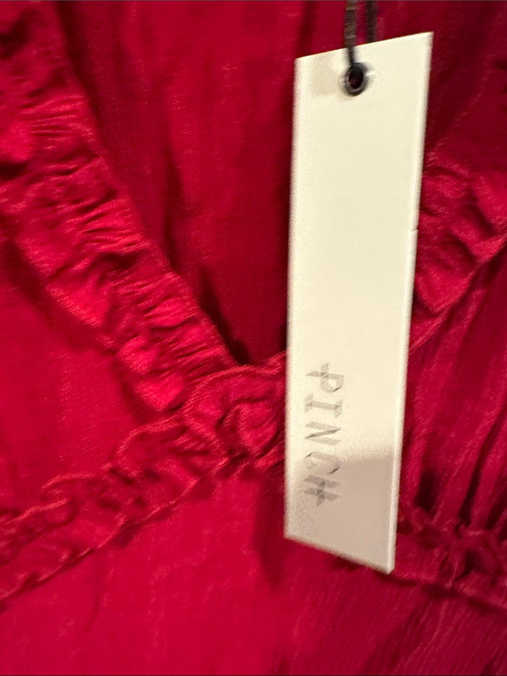 Pinch Red Ruffle-Tier Maxi Dress - Picture 4 of 4